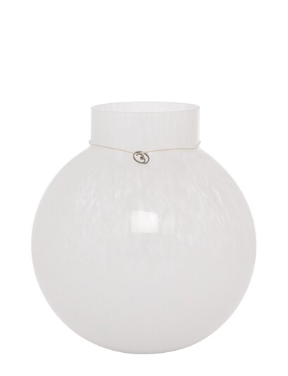Ernst Glassvase White H22CM