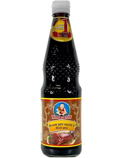 Black Soy Sauce   Healthy Boy 410g Thailand