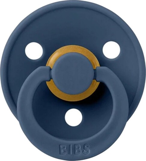 Bibs Smokk I Naturgummi 6m+ Steel Blue