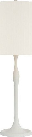 Romero Table Lamp White/Linen