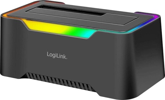 LogiLink QP0035 Harddisk-dokkingstasjon USB 3.2 2,5"/3,5" SATA RGB LogiLink QP0035 Harddisk-dokkingstasjon USB 3.2 2,5"/3,5" SATA RGB