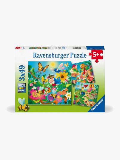 Ravensburger Puslespill 3x49 Brikker Insekter Ravensburger Puslespill 3x49 Brikker Insekter