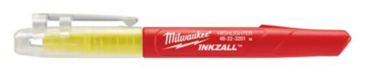 Milwaukee Inkzall Gule Merkepenner 5 Stk - Håndverktøy med Kraftig Spiss