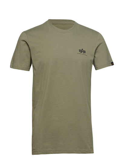 Alpha Industries Basic T Shirt Sl   Green   S