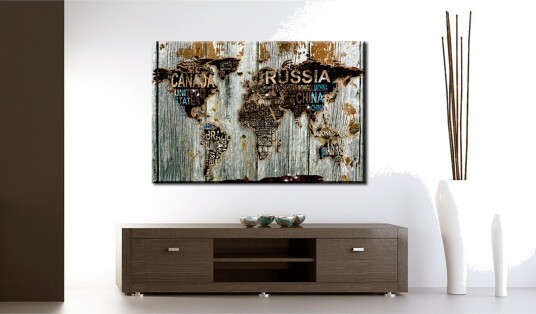 Tavle Wooden Border 120X80 Artgeist sp. z o. o.