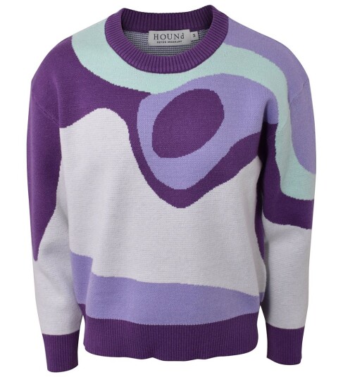 Hound Genser Pattern Strikk Multi Colour 16 år 176 Genser Flerfarget