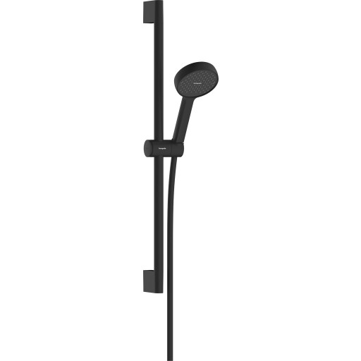 Hansgrohe Activera S dusjset, vannbesparende, matt sort Hansgrohe Activera S dusjset, vannbesparende, matt sort