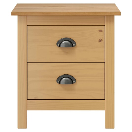 Nattbord Hill 2 stk 46x35x49,5 cm heltre furu