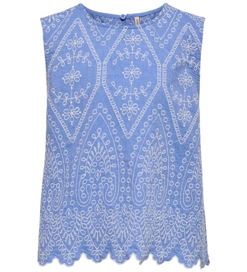 Kids Only Kogtulum Emb Sl Top Wvn Blue 146