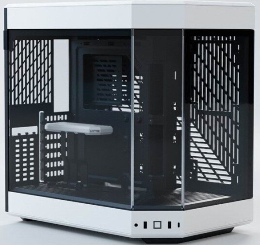 Hyte Y60 Midi Tower Kabinett med Tempered Glass - Svart/Hvit Hyte Y60 Midi Tower Kabinett med Tempered Glass - Svart/Hvit