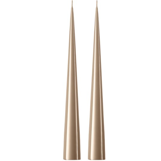 Ester & Erik Stearinlys 37 cm 2 pk Nougat Note