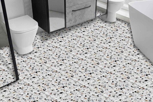 Terrazzo Mønster Gulvfliser 24 stk