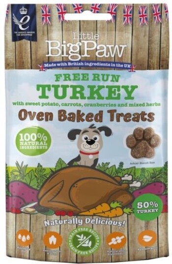 Little Bigpaw Bakte Hundegodteri Frittgående Kylling 130 G Little Bigpaw Bakte Hundegodteri Frittgående Kylling 130 G