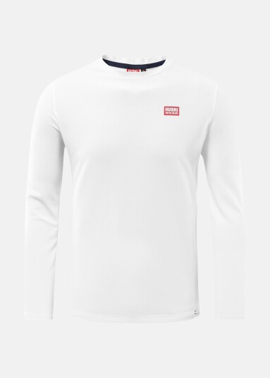 Huski Wear X LS TEE WHITE L Trenings-t-shirts