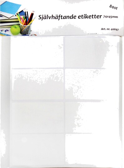 Inter Agenturer Ab Selvklebende Etiketter Store 40697