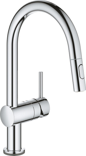 Grohe Minta Touch blandebatteri m. C-kran og uttrekkbar tut Grohe Minta Touch blandebatteri m. C-kran og uttrekkbar tut
