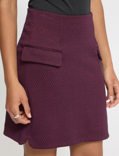 ICHI Ihkate Twillish Sk Burgundy XXL