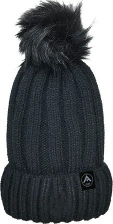 Avignon Heat Max Mössa Tofs Basic Black OneSize Avignon Heat Max Mössa Tofs Basic Black OneSize