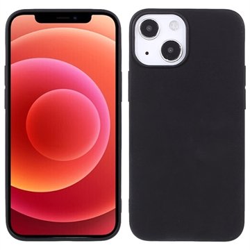 Mot Fingeravtrykk Matte iPhone 13 Mini TPU-deksel Svart