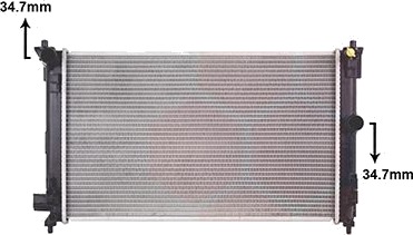 VAN WEZEL 54012703 Radiator motorkjøling