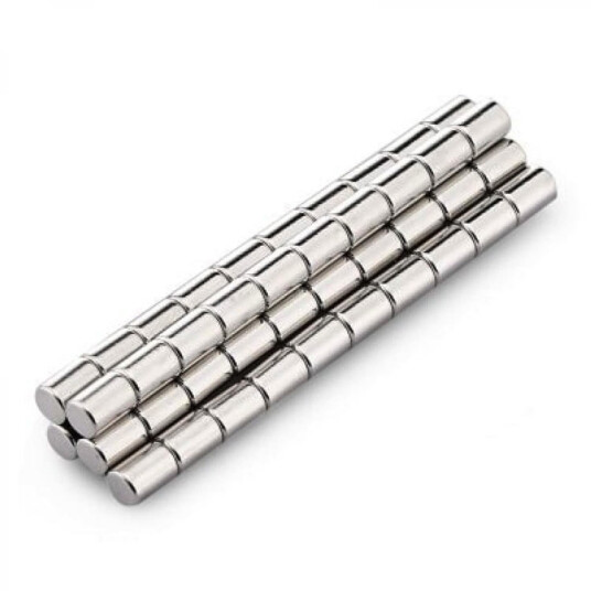 Supermagneter Neodymmagnet 7x10 mm N38 Sylinder – for Sensorer og Montering Supermagneter Neodymmagnet 7x10 mm N38 Sylinder – for Sensorer og Montering