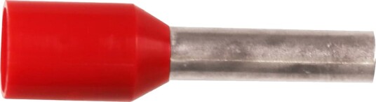 Elitech Endehylse Isolert 1,5mm2 10mm Rød 10 stk