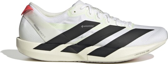 Adidas Men"s Adizero Adios 9 Cloud White/core Black/lucid Red 7-