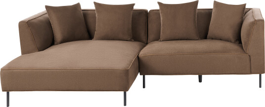 3 seters sofa Sater høyrevendt Brun