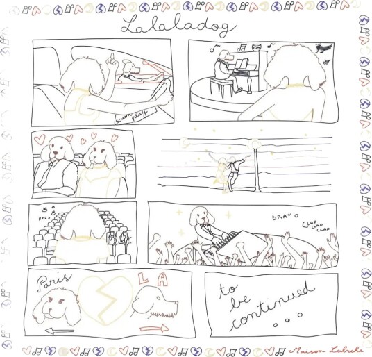 Maison Labiche Lampue Lalaladog Cream ONE SIZE Maison Labiche Lampue Lalaladog Cream ONE SIZE