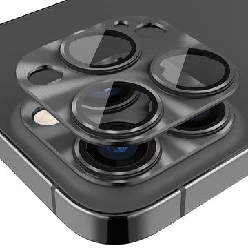 iPhone 14 Pro/14 Pro Max Hat Prince Kamera Linse Beskytter - Svart