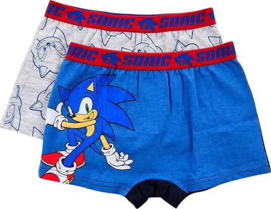 Sonic Boxer Underbukser 2-Pakk, Flerfarget, 122 Sonic Boxer Underbukser 2-Pakk, Flerfarget, 122