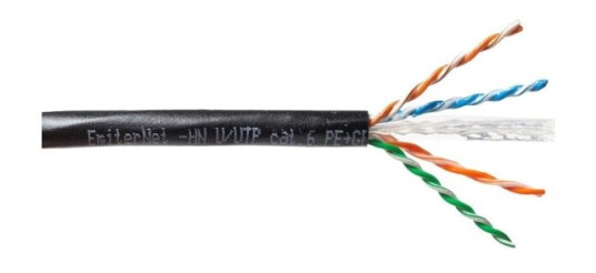 External Emiternet External Gel-Filled Utp (U/Utp) Cat.6 Gel Wire 4X2x0.57 Pe+Gel