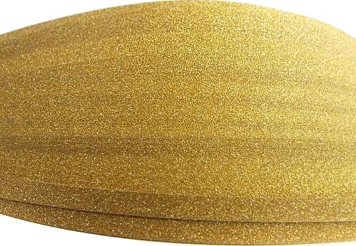 Creativehobby Quillingstrimler Med Glitter 5 Mm/50 Stk. Gull