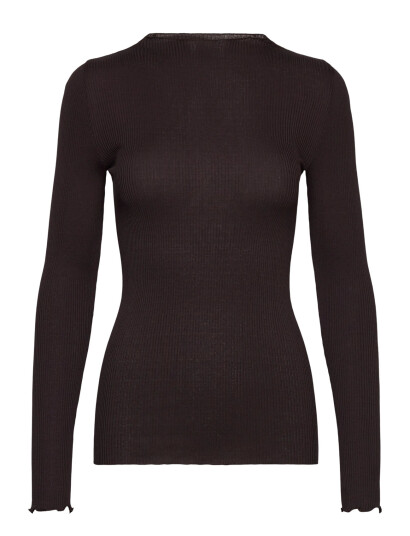 Rosemunde Silk T-Shirt - Brown - S