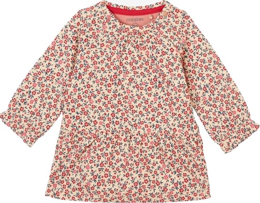Noppies G Dress Feneu Long Sleeve N171 APPLEBLOSSOM 74