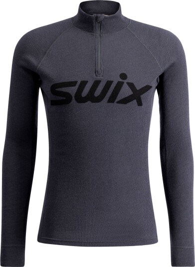 Swix RaceX Merino Half Zip M Undertøy Overdel Phantom XL
