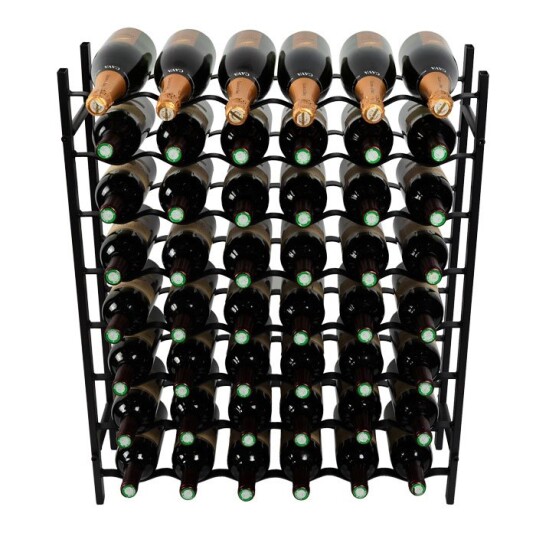 Vinikea Fina 48 flasker Svart metall