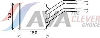 Varmeapparat register AVA COOLING SYSTEMS FD6614