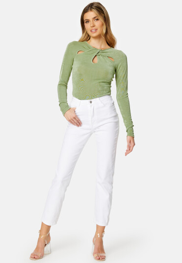 BUBBLEROOM Stefany cut out top Green S