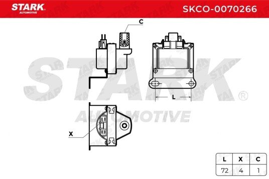 Tennspole STARK SKCO-0070266