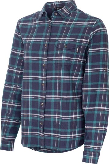 Urberg Flannel Ls W Strap Shirt Wmn Blue Nights XS Urberg Flannel Ls W Strap Shirt Wmn Blue Nights XS