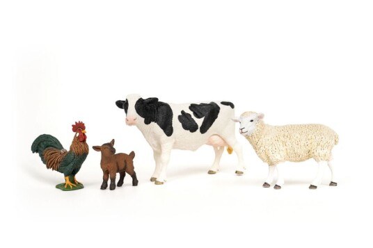Schleich Farm World Bondegård Startsett med 4 Figurer for Barn 3+ år