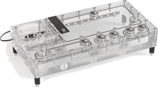 Alphacool 13833 kaldplate gjennomsiktig 13833