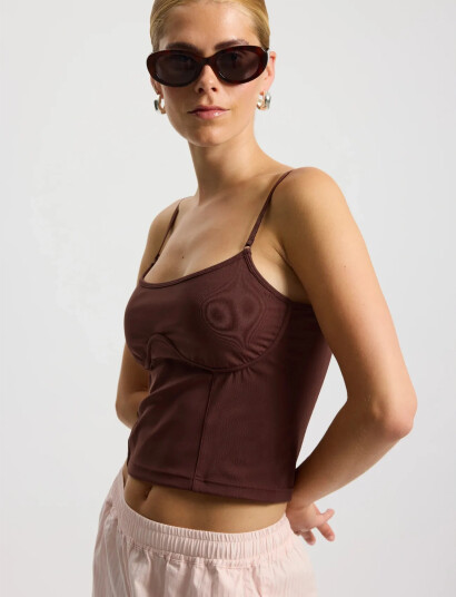 Rethinkit Studios Butter Soft Top True To Body   Burgundy   XL
