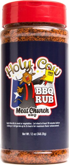 Meat Church Holy Cow 340g Dyp Texas smak: kraftig & autentisk! Meat Church Holy Cow 340g Dyp Texas smak: kraftig & autentisk!