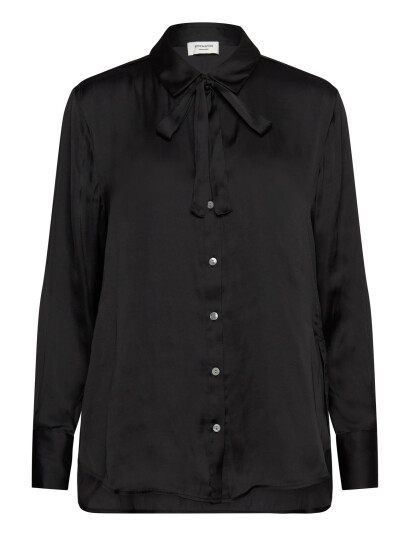Rosemunde Rwmessina Ls Bow Shirt - Black - 42 Rosemunde Rwmessina Ls Bow Shirt - Black - 42