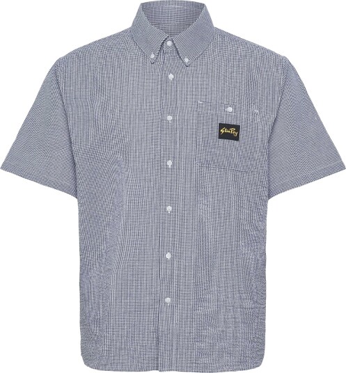Stan Ray Ss Flannel Shirt Blue Gingham Blue XL