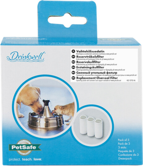 360 Pet Fountain Erstatningskullfilter Hvit 3-Pk. 360 Pet Fountain Erstatningskullfilter Hvit 3-Pk.