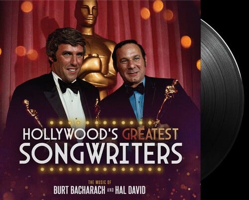 Burt Bacharach Hal David  Hollywood's Greatest Songwriters  LP/Vinyl
