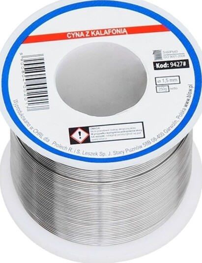 Oem Lydmetallis 1,50Mm 250G Sn60pb40 Oem Lydmetallis 1,50Mm 250G Sn60pb40